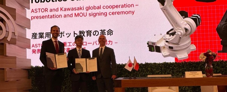 Polskie roboty trafią do globalnej sieci Kawasaki Robotics