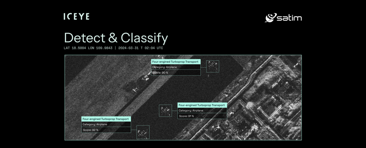 Iceye i Satim wprowadzają nowy system “Detect&Classify”