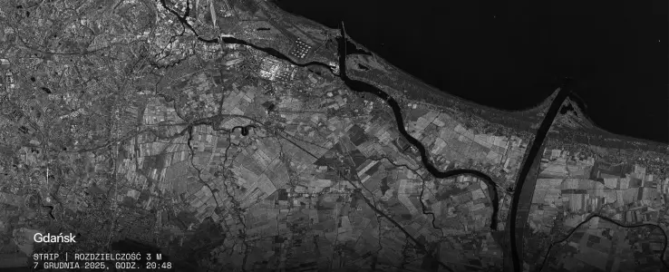 Pierwsze obrazy Polski z satelity Sił Zbrojnych RP