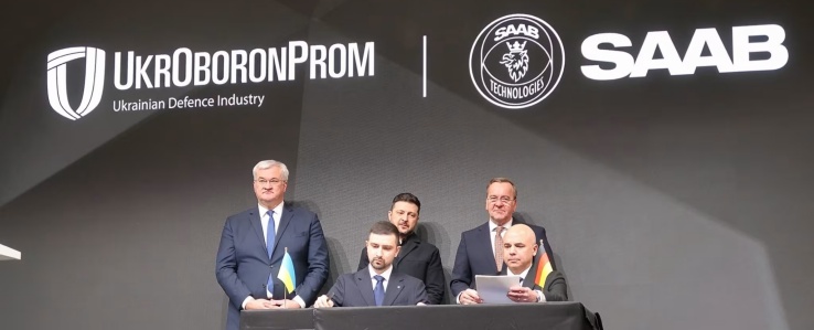 Saab i Ukroboronprom podpisują memorandum o współpracy
