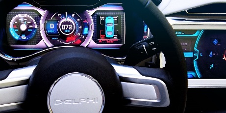 Delphi Display Innowacyjny wyświetlacz dla motoryzacji od Delphi