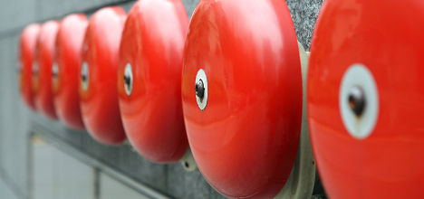 Pożar w zakładzie firmy MB Elettronica w Cortonie