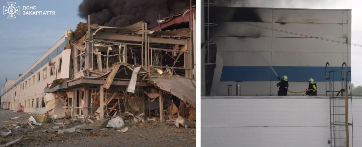 Rosjanie ostrzelali zakład Flex na zachodniej Ukrainie