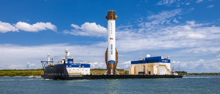 Eksplozja rakiety New Glenn firmy Blue Origin