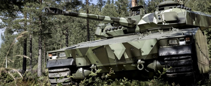 CV90s-forest